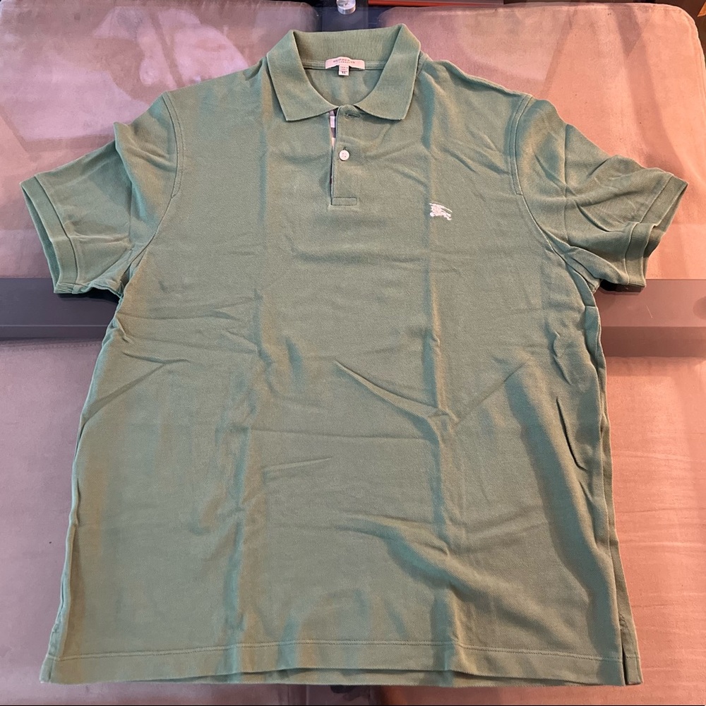 Burberry Polo Mint Green Size XL